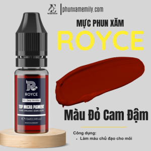 muc-phun-xam-royce-mau-do-cam-dam